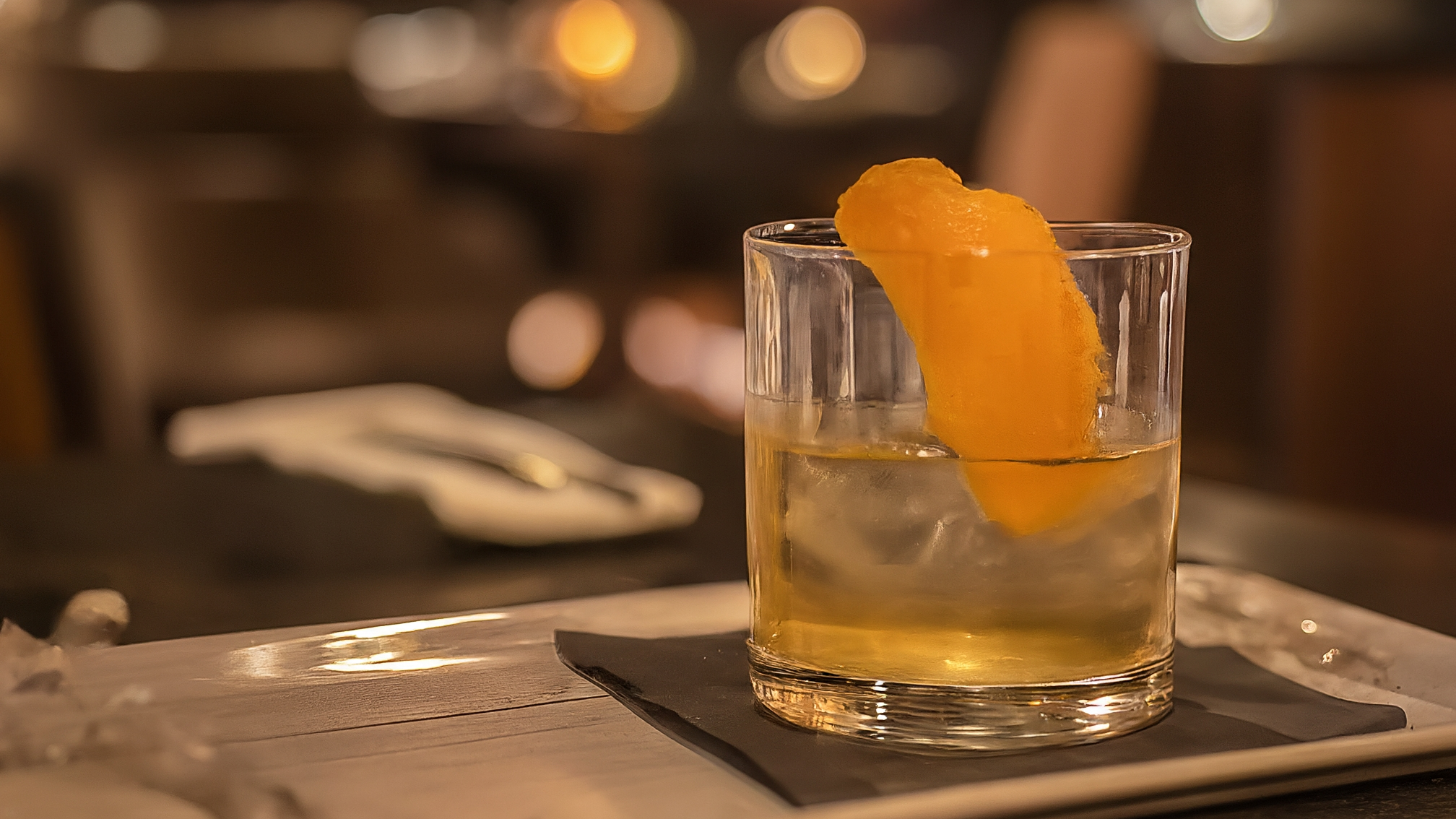 Elevate your dining experience with the subtle elegance of clear ice.